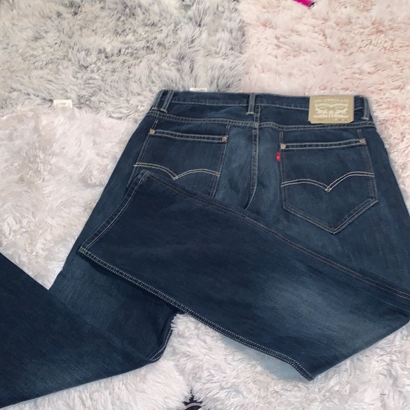 💙MEN’S 514 LEVI’S STRAIGHT FIT BLUE JEANS 👖💙 - Picture 12 of 17